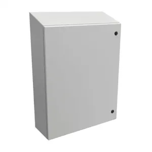 HAMMOND ST30248LG Enclosure, Slope Top, 30 x 24 x 8 Inch Size, Wall Mount, Carbon Steel | CV7LNR