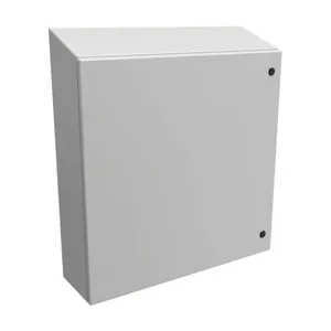 HAMMOND ST30308LG Enclosure, Slope Top, 30 x 30 x 8 Inch Size, Wall Mount, Carbon Steel | CV7LNU