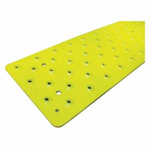 HANDI TREADS NST103736YL0 Stair Tread Cover, Raised Discs, Aluminum, 36 Inch Width, 3 3/4 Inch Dp, Yellow | CR3PPN 417T90