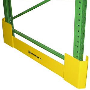 HANDLE-IT IRP-42-HD Rack Protector, Double Ended, 42 Inch Length, 3/8 Inch Thickness | CJ8NLX