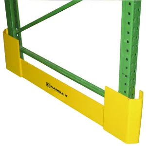 HANDLE-IT RP-48LH-MD Pallet Rack Protector, Medium Duty, Left Hand, 48 Inch Height, 3/8 Inch Thickness | CJ8NNT