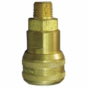 HANSEN 3300E Hose Coupling, 1/4 Inch Size, Includes Bearing, Brass | CJ2NTN 55JU82