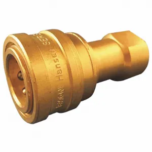 HANSEN B1H11 Hose Coupling, 1/8 Inch Size, 1/8-27 Inch Thread Size, Brass | CJ2NKN 55JT84