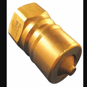 HANSEN B8KP36 Hose Coupling, 1 Inch Size, 1-11 1/2 Inch Thread Size, Brass | CJ2NKM 55JT81