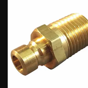 HANSEN FTP352 Hose Coupling, 3/8 Inch Size, Male, NPT, Brass | CJ2NQW 55JV25