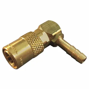 HANSEN FTS216 Hose Coupling, 1/4 Inch Size, Male, Hose Barb Connection, Brass | CJ2NMX 55JV03