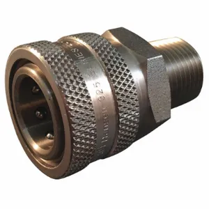 HANSEN LL3S20 Hose Coupling, 3/8 Inch Size, Male, 303 Stainless Steel | CJ2NMK 55JU57