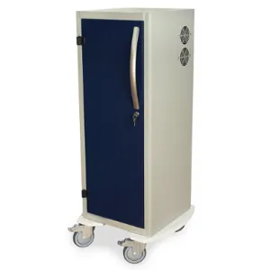 Harloff DSC24TK-DP Tall Savary Dilator Drying Cart with HEPA Filter, 51.89 x 23.89 x 22 Inch Size | CJ6CND