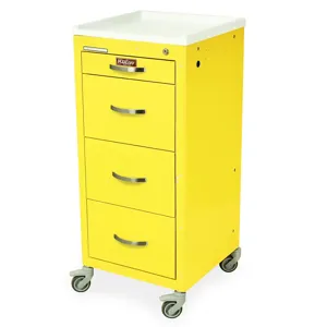 Harloff M3DS1830K04Q Tall Isolation Cart, 40.75 x 18 x 18 Inch Size | CJ6CKY