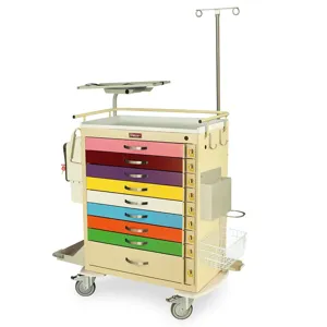 Harloff MDS3030B09PED+MD30-EMG3 Pediatric Cart, 43.75 x 36.75 x 22 Inch Size | CJ6CLY