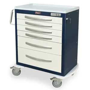 Harloff MPA3027E06 E-Lock Anesthesia Cart, 40.5 x 36.75 x 22 Inch Size | CJ6CRJ