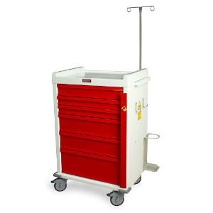 Harloff MR6B-EMG MR-Conditional Cart with Emergency Package, 68.75 x 32 x 25 Inch Size | CJ6CNL