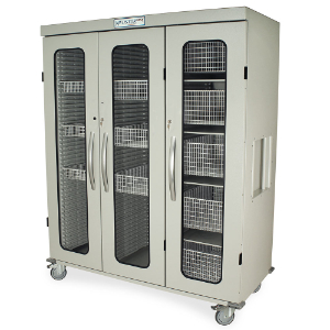 Harloff MSPM83-00GK Triple Column Medical Storage Cabinet, 81 x 60 x 28 Inch Size | CJ6CPR