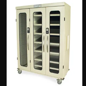 Harloff MSPM83-L0GEK Triple Column Storage Cabinet, Double Wide Open, 81 x 60 x 28 Inch Size | CJ6CPT