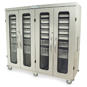 Harloff MSPM84-00GK Quad Column Medical Storage Cabinet, 77.75 x 82.125 x 30.25 Inch Size | CJ6CPU