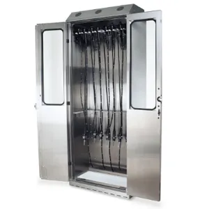 Harloff SCSS8036DRDP-14 16 Scope Drying Cabinet, 93 x 36 x 24 Inch Size, Stainless Steel | CJ6CPF