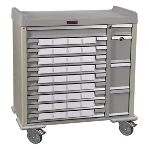 Harloff SL36BIN5 36 Med Bin Cart, 45.75 x 43.75 x 24 Inch Size | CJ6CNY