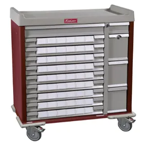 Harloff SL54BIN3 54 Med Bin Cart, 45.75 x 43.75 x 24 Inch Size | CJ6CNZ