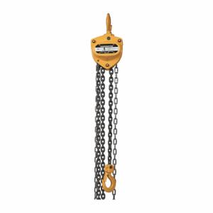 HARRINGTON CB010-15 Manual Chain Hoist, 2000 lb Load Capacity, 58 lb Pull to Lift Rated Load, Slip Clutch | CR3QVA 46KK92