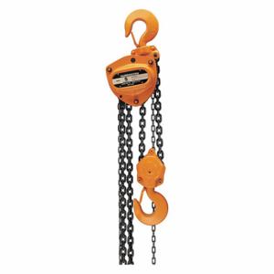HARRINGTON CB100-10 Manual Chain Hoist, 20000 lb Load Capacity, 72 lb Pull to Lift Rated Load | CR3QVZ 45NV21