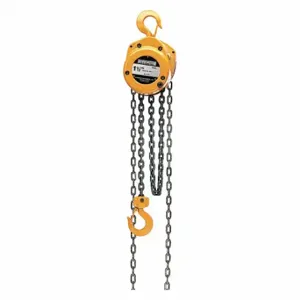 HARRINGTON CF015-8 Manual Chain Hoist, 3000 lb Load Capacity, 84 lb Pull to Lift Rated Load | CR3QVL 45NV34