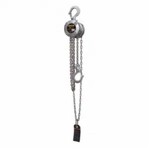 HARRINGTON CX005-15 Manual Chain Hoist, 1000 lb Load Capacity, 40 lb Pull to Lift Rated Load, Load Limiter | CR3QUF 49CY87