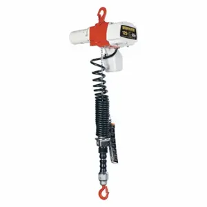 HARRINGTON ED125DA-6 Electric Chain Hoist, 125 Lb Load Capacity, 1 Speeds, 120 Volt, 69 Fpm, 0.4 Hp | CR3QKD 1VW82