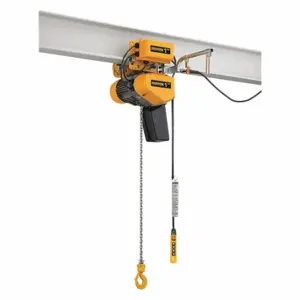 HARRINGTON EQM001SD-20 Electric Chain Hoist, 250 Lb Load Capacity, 2 Speeds, 460 Volt, 56/9.3 Fpm, 0.67 Hp, H4 | CR3QMD 54PM80