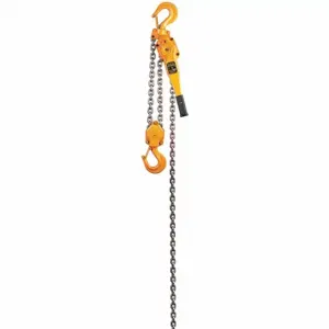 HARRINGTON LB050-5 Lever Chain Hoist, 10000 lb Load Capacity, 72 lb Pull to Lift Rated Load | CR3QTL 46KL04