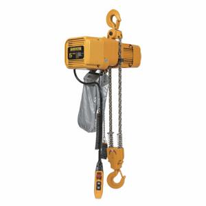 HARRINGTON NER050LD-30 Electric Chain Hoist, 10000 Lb Load Capacity, 2 Speeds, 460 Volt, 11/2 Fpm, 4.7 Hp, H4 | CR3QQD 45NV53