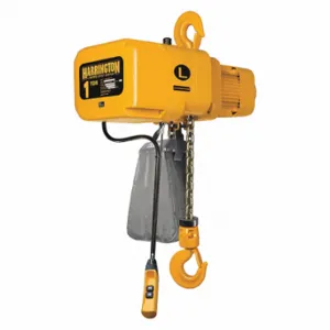 HARRINGTON TCL1000C2-20 Air Chain Hoist, 2000 lb Load Capacity, 21 fpm, 20 ft Hoist Lift, 81 scfm, Pull Cord | CR3QGX 49CZ09