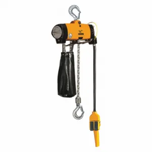 HARRINGTON TCL250P-20 Air Chain Hoist, 500 lb Load Capacity, 61 fpm, 20 ft Hoist Lift, 78 scfm, Pendant, TCL | CR3QHB 49CY94