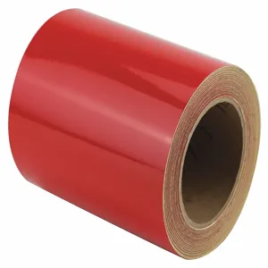 HARRIS INDUSTRIES 20LP67 Reflective Marking Tape, Solid, Continuous Roll, 6 Inch W | CD2NPW 452C65