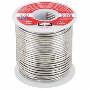 HARRIS INDUSTRIES 331847 Solder Wire, 1/16 Inch X 1 Lb, 40/60, 40% Tin, 60% Lead, Tin-Lead | CR3QZT 1UYH8