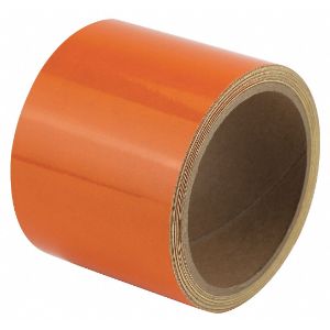 HARRIS INDUSTRIES 35TA45 Reflective Marking Tape, Solid, Continuous Roll, 3 Inch W | CD2JFX 452C83