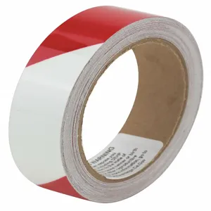 HARRIS INDUSTRIES 36UV65 Marking Tape, Striped, Continuous Roll, 1 Inch Width | CD3TYN 452C97