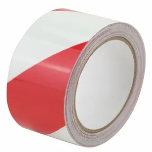 HARRIS INDUSTRIES 36UV67 Marking Tape, Striped, Continuous Roll, 2 Inch Width | CD2URF 452C99