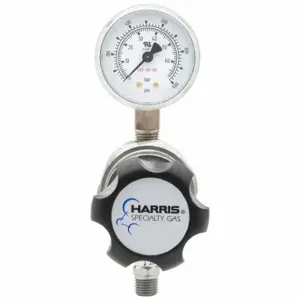 HARRIS INDUSTRIES 723C500000D High Purity Gas Regulator, Single Stage, 1/4 Inch NPT F Inlet, 1/4 Inch NPT F Outlet | CR3QYV 799RH7