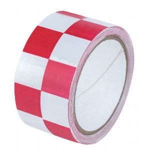 HARRIS INDUSTRIES 8A753 Safety Warning Tape, Checkered, Continuous Roll, 2 Inch Width | CD3ZAZ 452D29