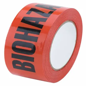 HARRIS INDUSTRIES 8NDU3 Safety Warning Tape, Solid, Continuous Roll, 2 Inch Width | CD3UZP 452D39