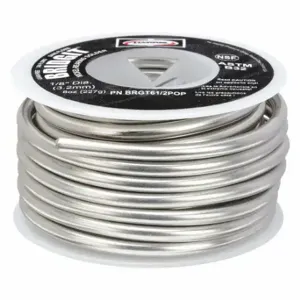 HARRIS INDUSTRIES BRGT61/2POP Solder Wire, 1/8 Inch X 8 Oz, Bridgit | CR3RAH 3THF4