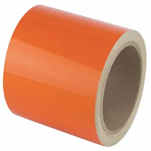 HARRIS INDUSTRIES RF4OR Reflective Marking Tape, Solid, Continuous Roll, 4 Inch Width | CD3WZJ 452D34