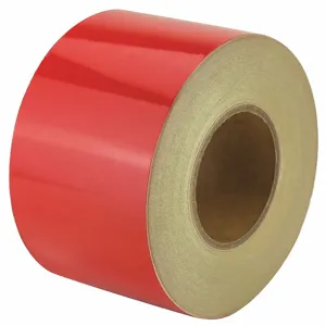 HARRIS INDUSTRIES RF8RD Reflective Marking Tape, Solid, Continuous Roll, 4 Inch W | CD2NPD 452C26