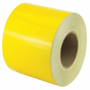 HARRIS INDUSTRIES RF9YL Reflective Marking Tape, Solid, Continuous Roll, 6 Inch W | CD2NPG 452C29