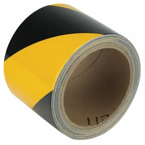 HARRIS INDUSTRIES RS3BY Reflective Marking Tape, Striped, Continuous Roll, 3 Inch Width | CD3VNH 452C42