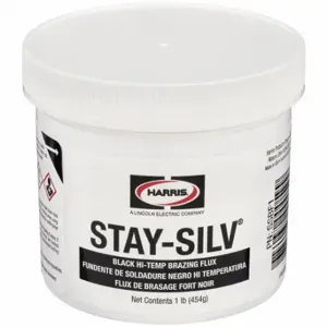 HARRIS INDUSTRIES SSBF1 Brazing Flux, 1 lb, Jar, Paste, FB3-C, Stay-Silv Black | CR3QXW 49JR41