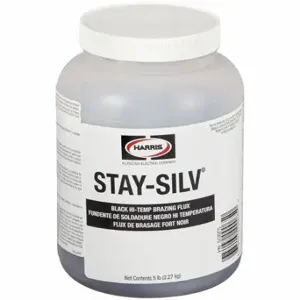 HARRIS INDUSTRIES SSBF5 Brazing Flux, 5 lb, Jar, Paste, FB3-C, Stay-Silv Black | CR3QXY 54RY05