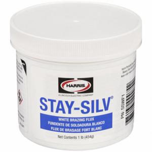 HARRIS INDUSTRIES SSWF1 Lötflussmittel, 1 Pfund, Glas, Paste, FB3-A, Stay-Silv White | CR3QXV 49JR42