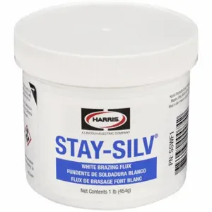 HARRIS INDUSTRIES SSWF1 Brazing Flux, 1 lb, Jar, Paste, FB3-A, Stay-Silv White | CR3QXV 49JR42