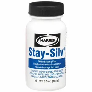 HARRIS INDUSTRIES SSWF7 Flux, 6.5 oz, Brush Cap Bottle, Paste, FB3-A, Stay-Silv White | CR3QYG 799RG8